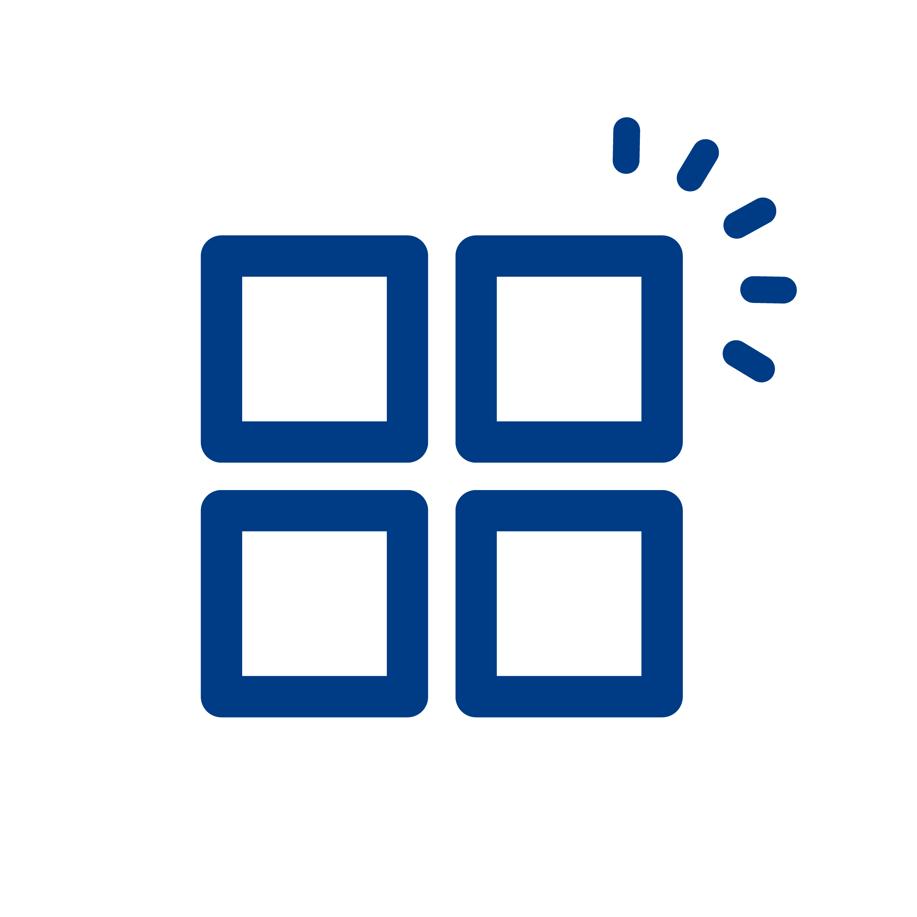 Multi-Point Branding Hub Icon