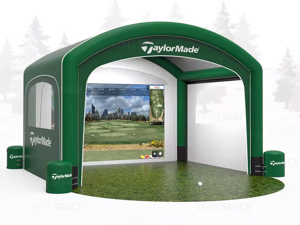 Inflatable Golf Simulator Pod for Indoor Practice