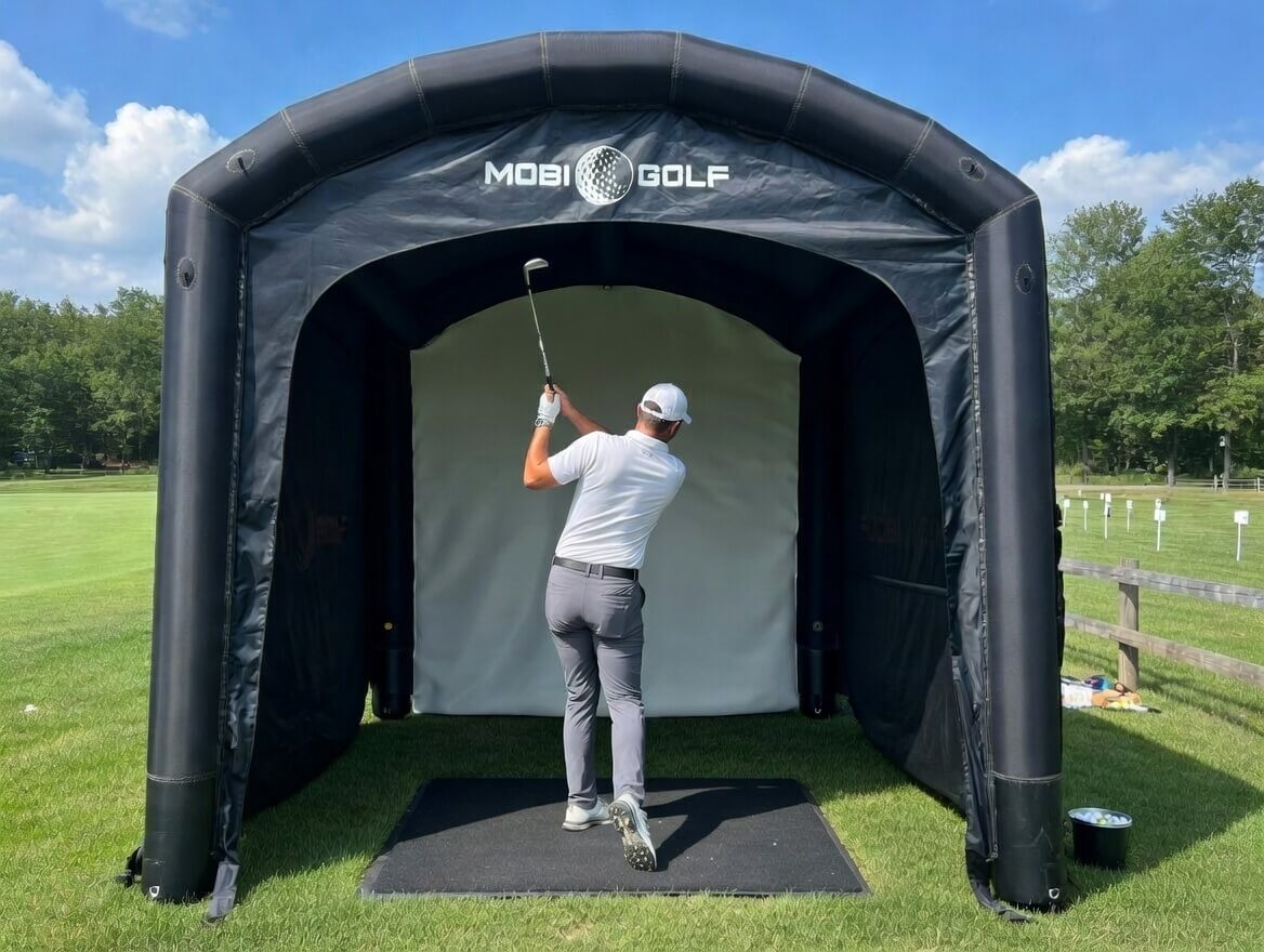 Inflatable Golf Simulator Pod for Indoor Practice